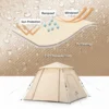 Naturehike NH21ZP010 Lều Cắm Trại 3 Người Tự Bung UPF 50+ Ango pop up tent for 3 man Automatic